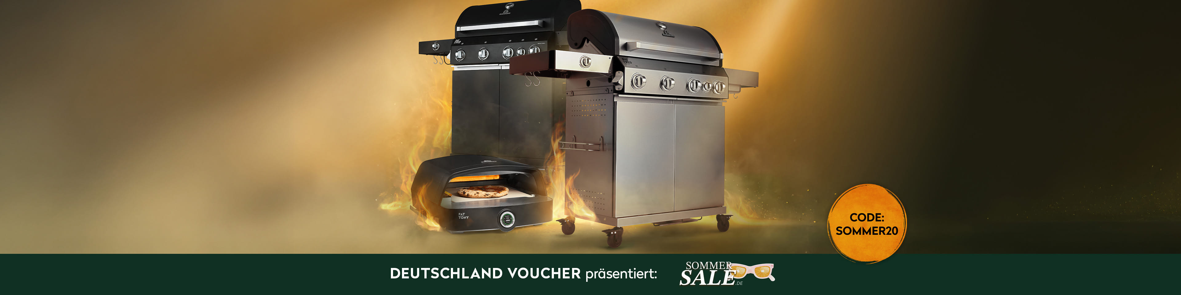 Sicher dir 20 % auf Grills, Pizzaöfen & mehr im Sommer Sale!*