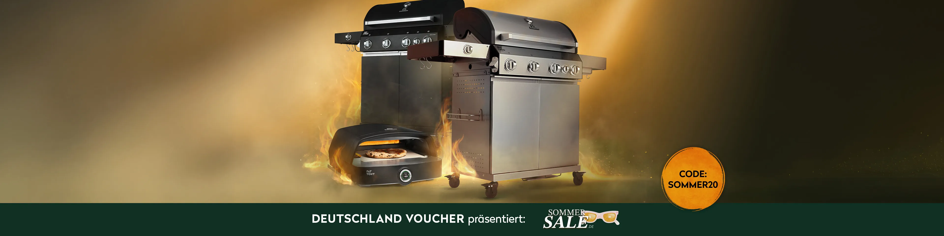 Sicher dir 20 % auf Grills, Pizzaöfen & mehr im Sommer Sale!*