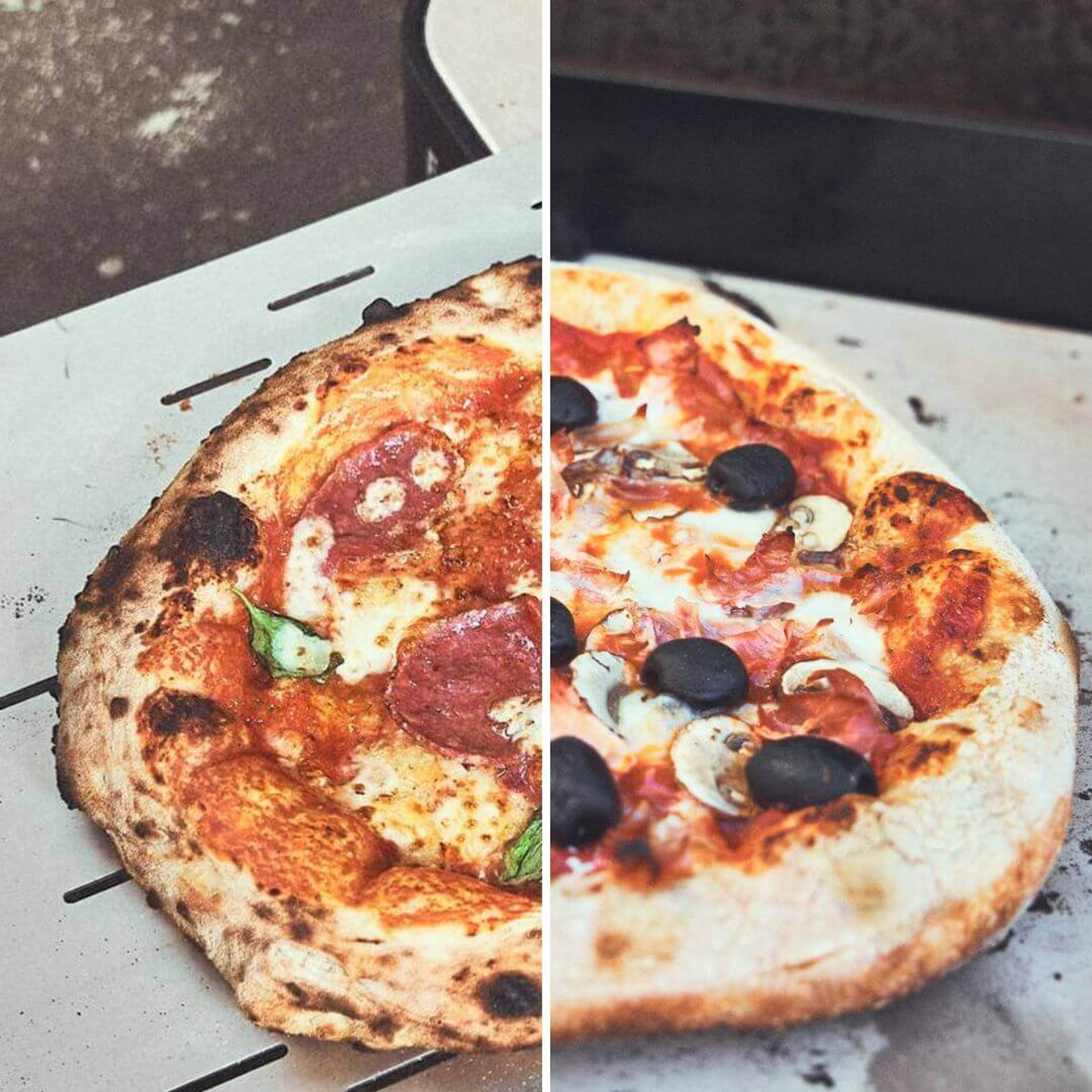 Pizza aus Pizzaofen vs. Backofen