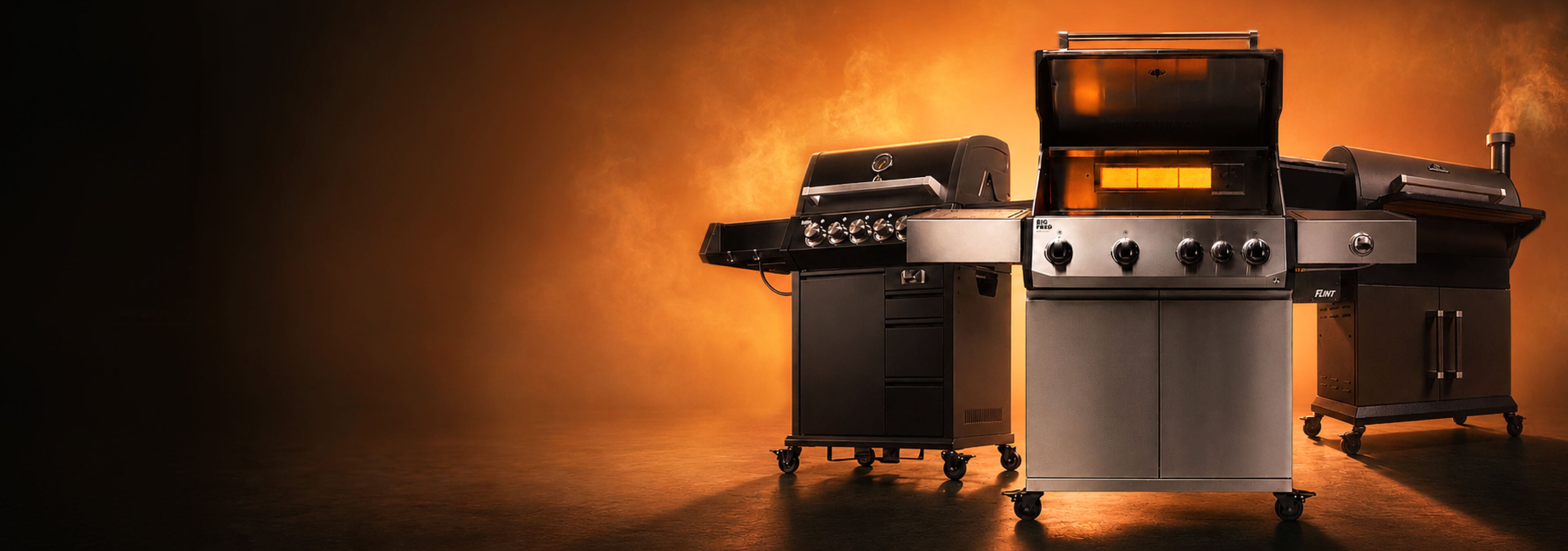 Gasgrills, Pizzaöfen und BBQ-Equipment, das abliefert