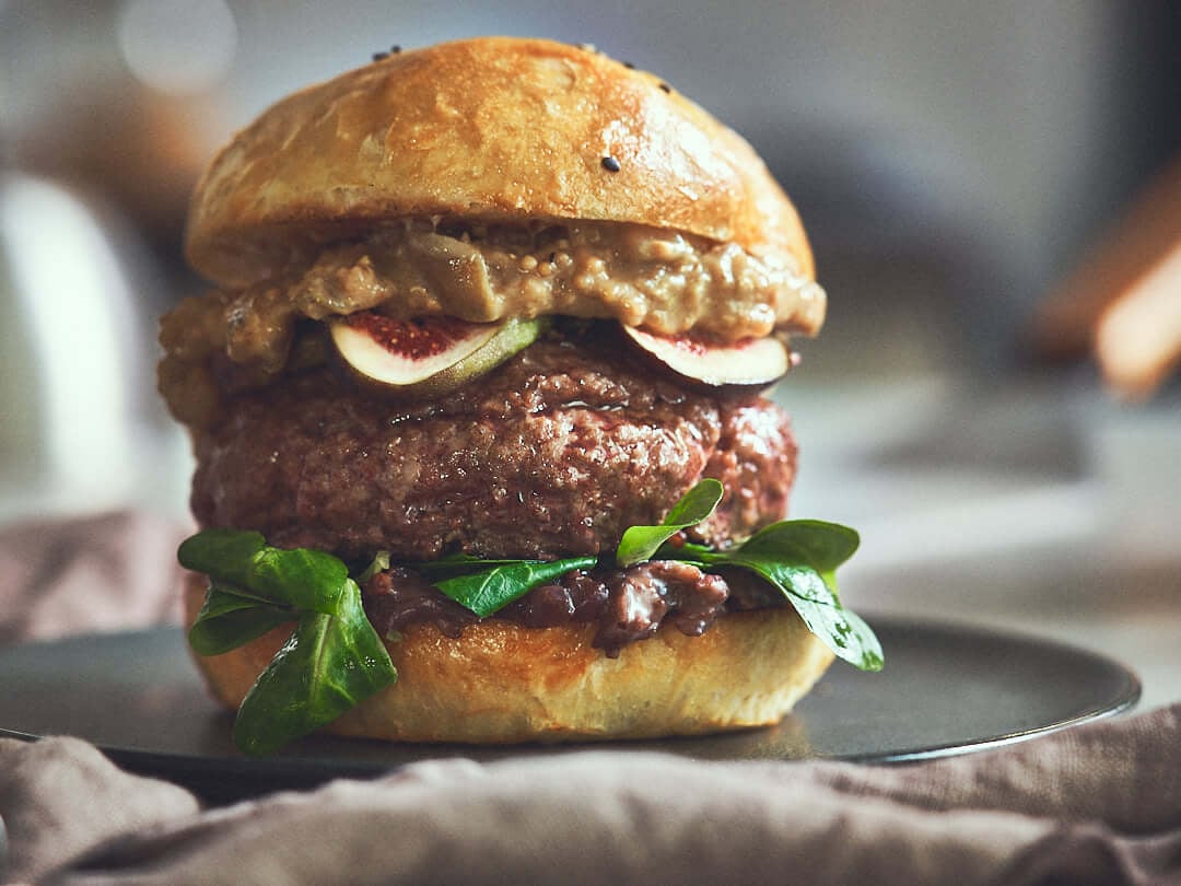 Gevulde Gruyère-burger