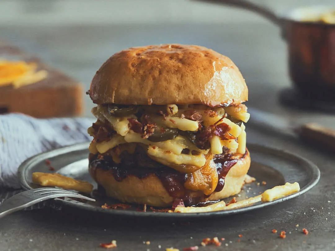 Mac and Cheese Burger
