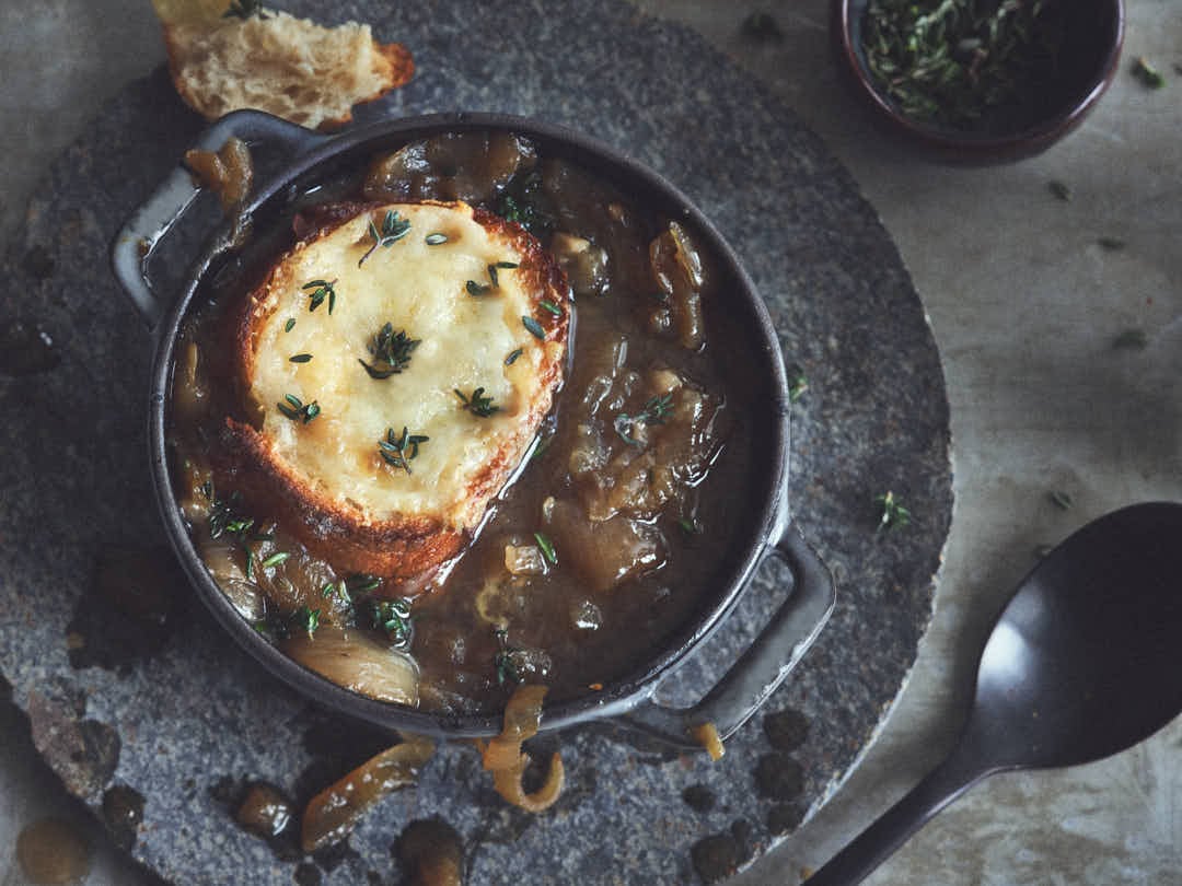 Französische Zwiebelsuppe