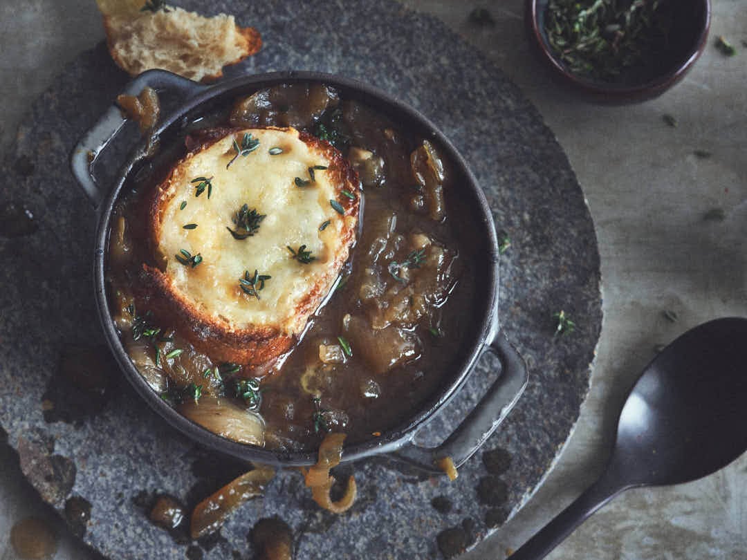 Französische Zwiebelsuppe