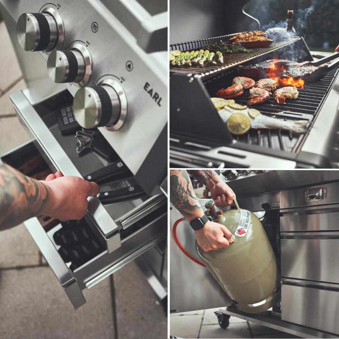 Gas- oder Kohlegrill: Gasgrill Komfort und Stauraum