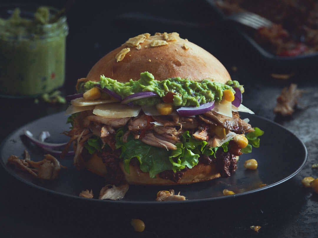 Getrokken Kip Burger