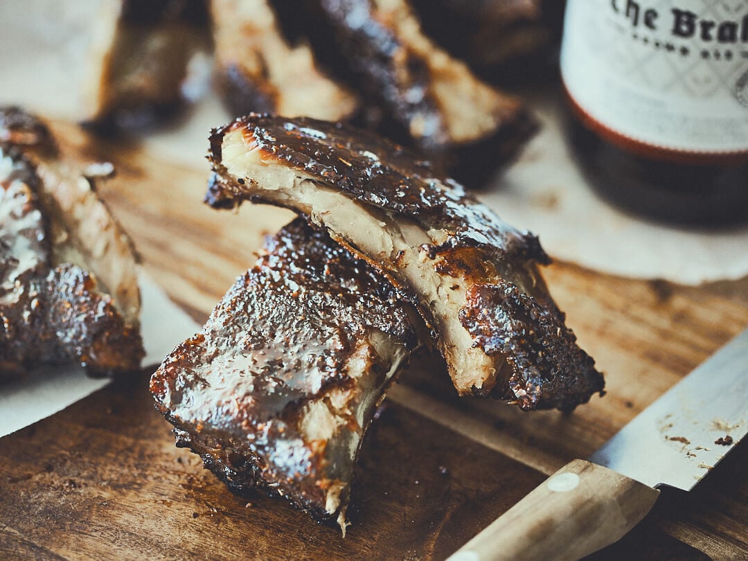 Plakkerige Barbecue Ribs