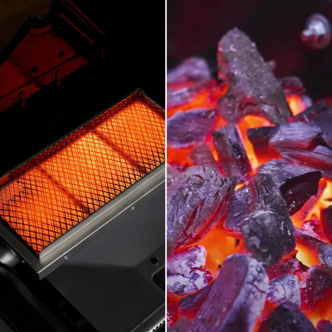 Gas- oder Kohlegrill: Leistung und Hitze, Brennervergleich