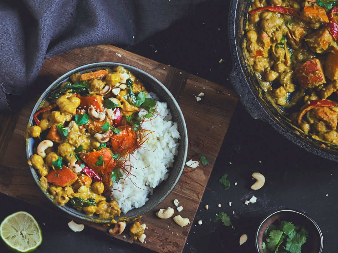Kürbiscurry aus dem Dutch Oven