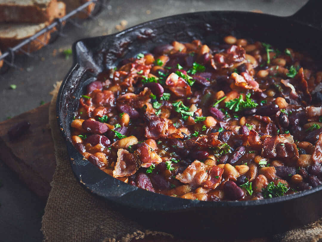 Baked Beans aus der Gusspfanne BURNHARD