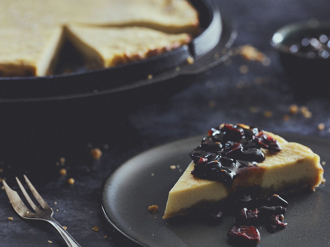 Cheesecake aus dem Dutch Oven