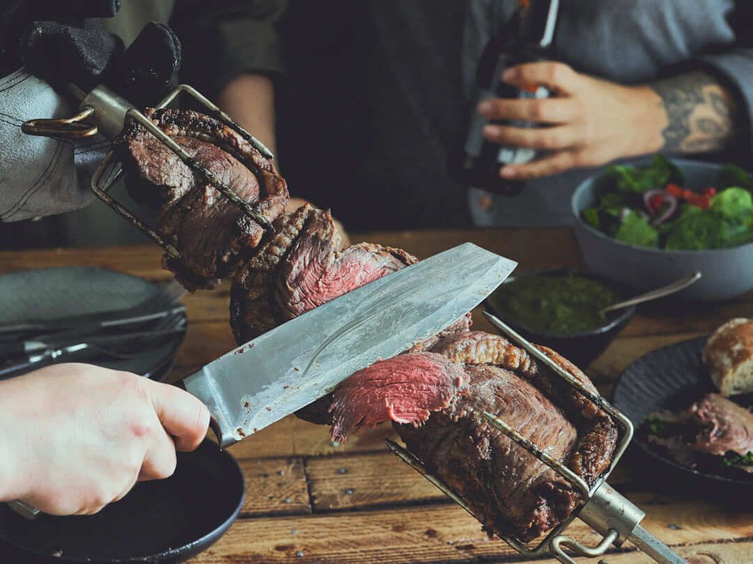 Picanha van de rotisserie