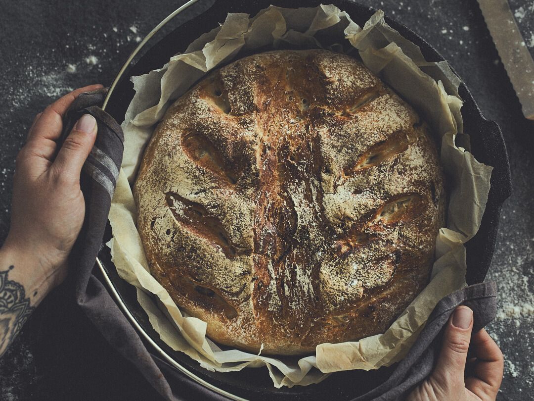 Schnelles Zwiebelbrot aus dem Dutch Oven