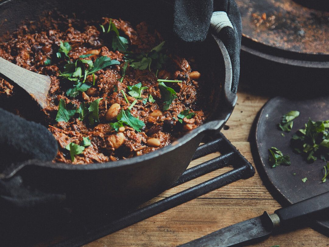 Chili con Carne aus dem Dutch Oven