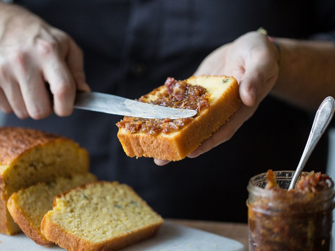 Bacon Jam & Cornbread