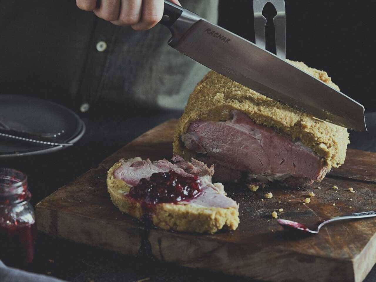 Julskinka - Zweedse ham uit de Dutch Oven