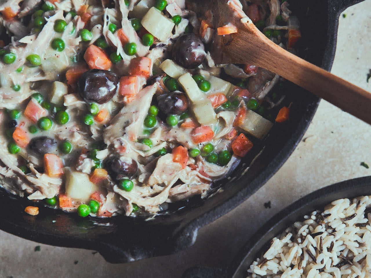 Kipragout uit de Dutch Oven