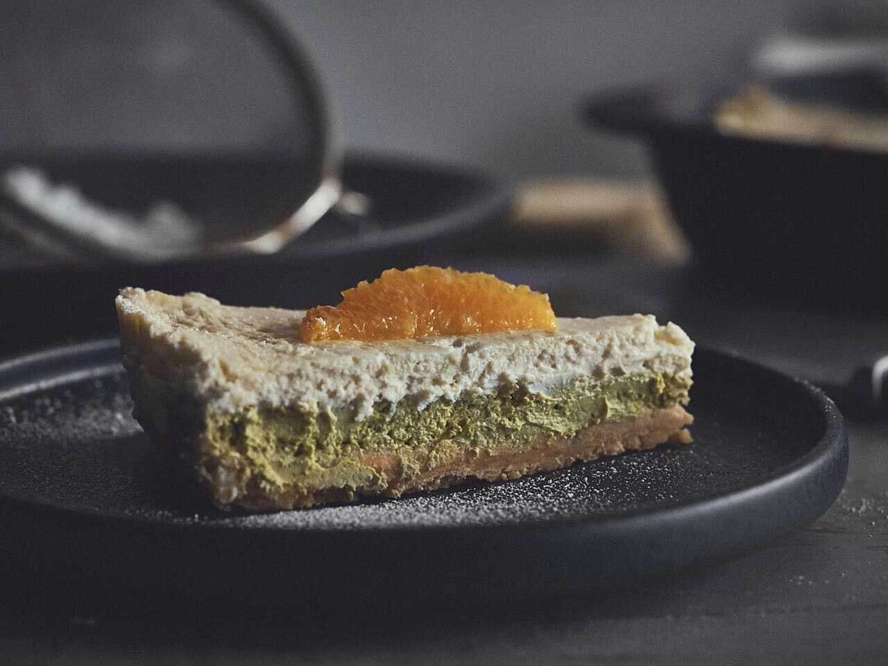 Matcha Cheesecake uit de skillet