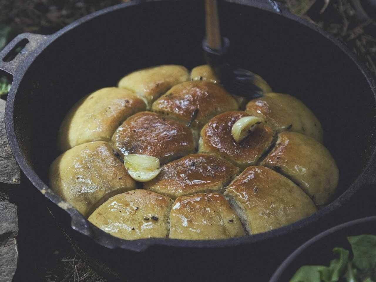 Buchteln uit de Dutch Oven