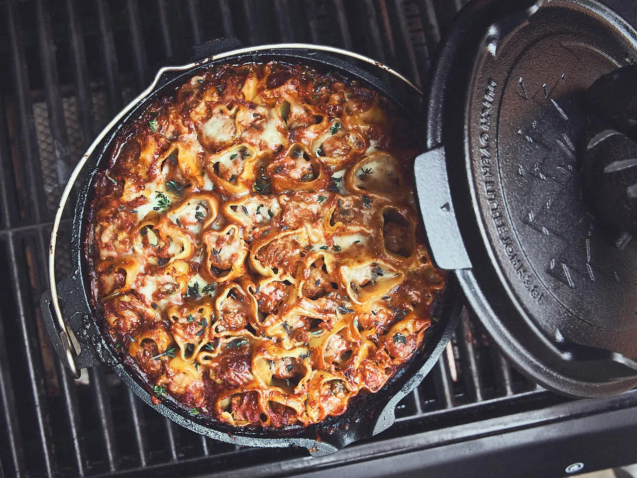 Cannelloni aus dem Dutch Oven