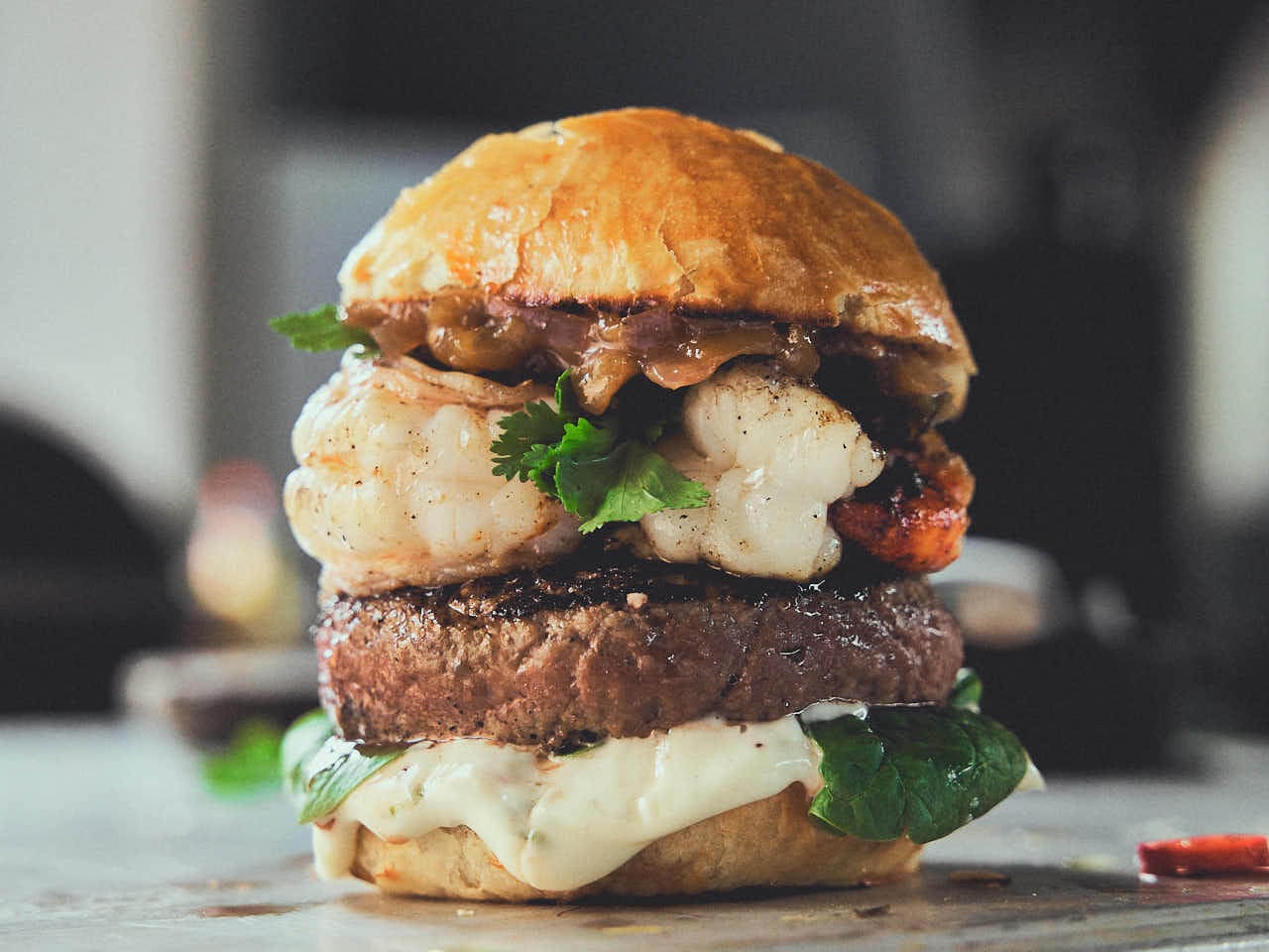 Surf en Turf Burger