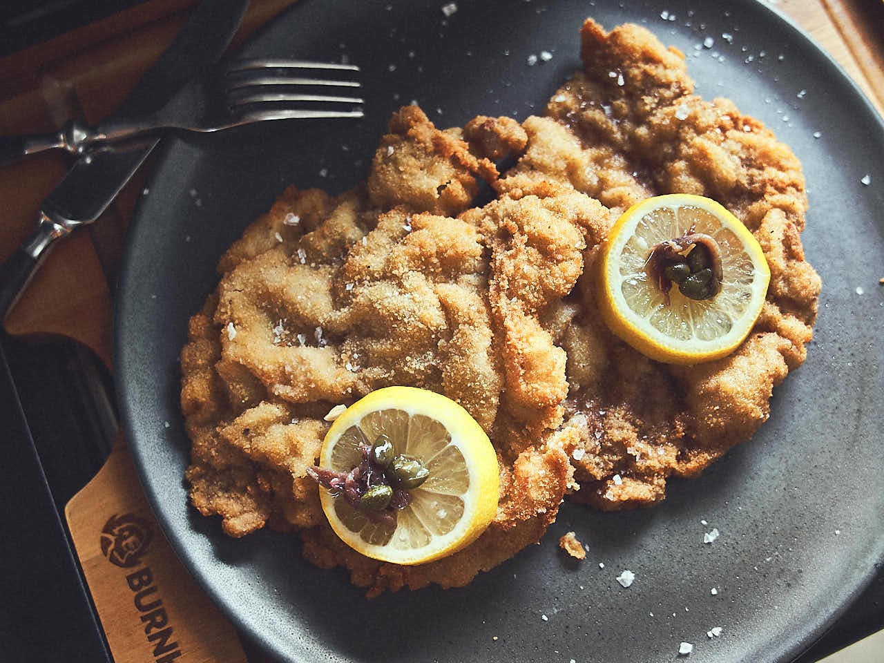 Wiener Schnitzel aus der Gusspfanne