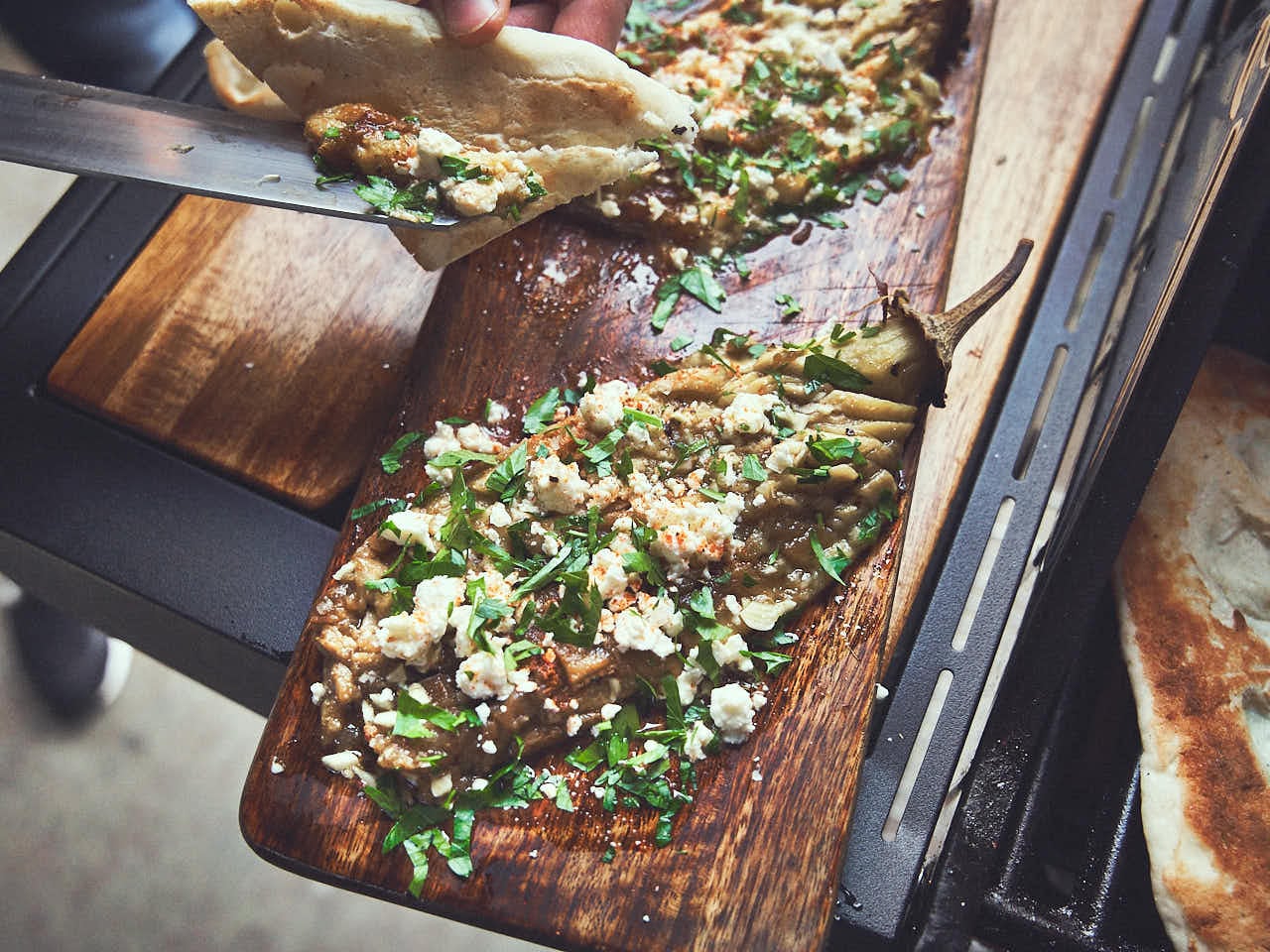 Auberginesalade: Melitzanosalata