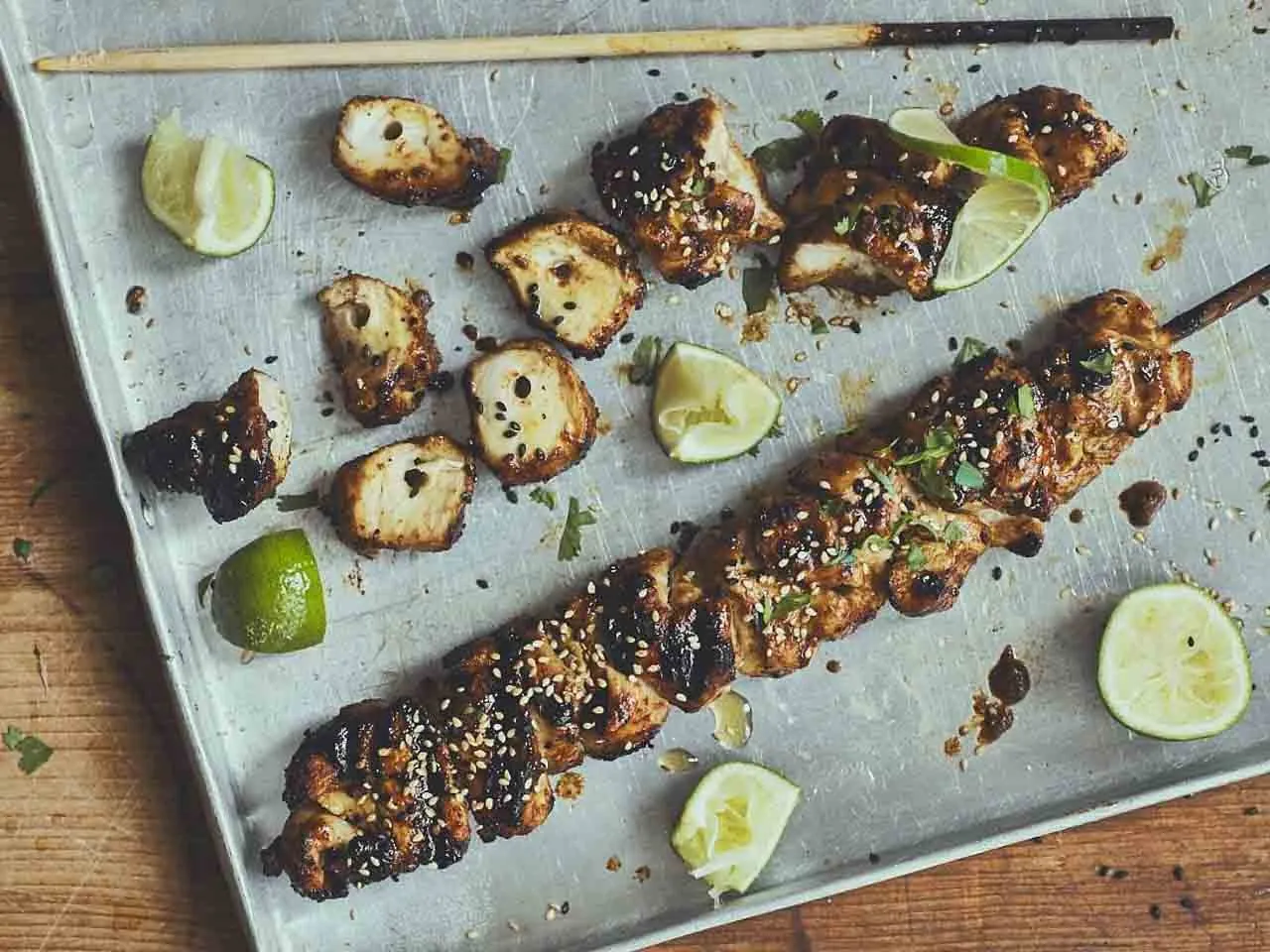 Indische Hühnchenspieße mit Joghurt-Marinade