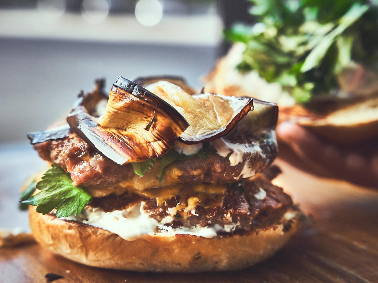 Lammburger Slider" van "Prometheus" Smashburger