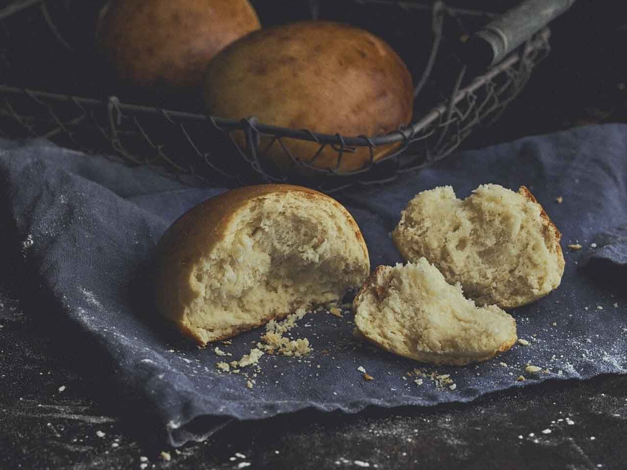 Mexikanische Concha Burger Buns