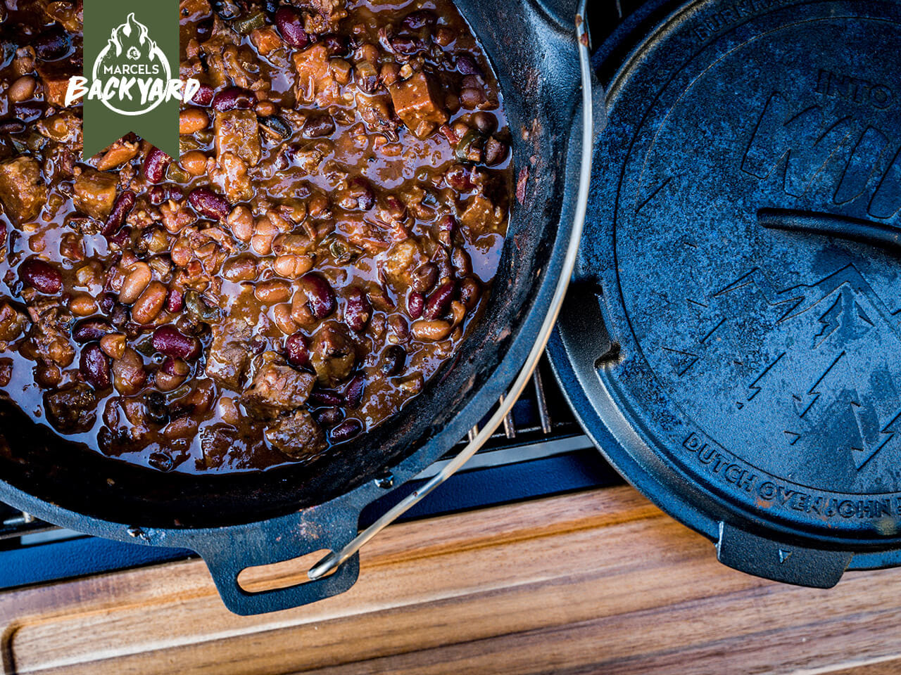 Brisket Beans aus dem Dutch Oven