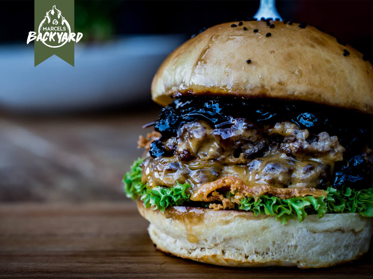 Smashed Bacon Jam Burger