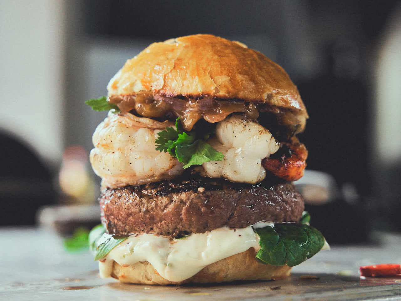 Surf and Turf Burger