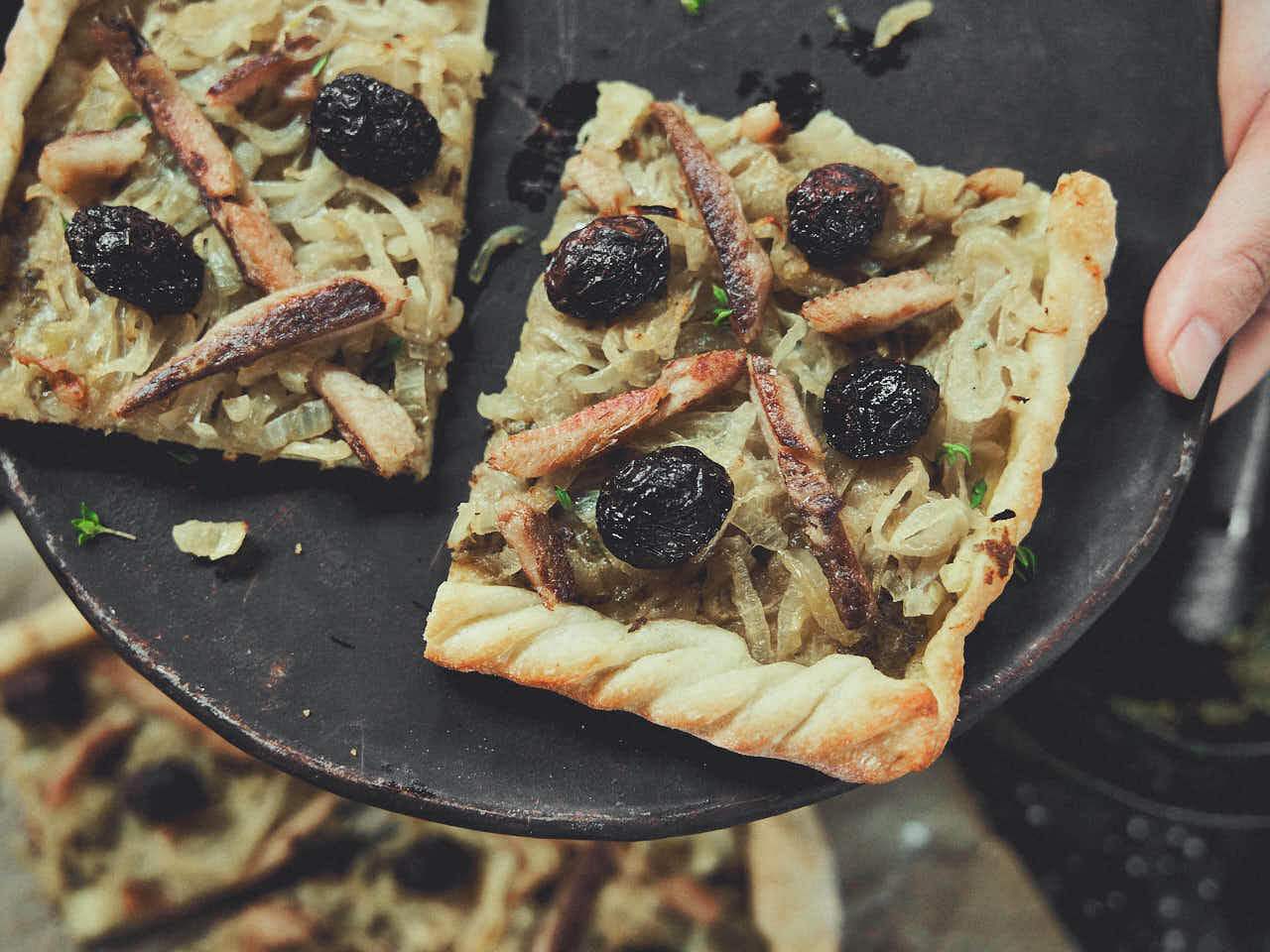 Pissaladiere - Provençal onion tart