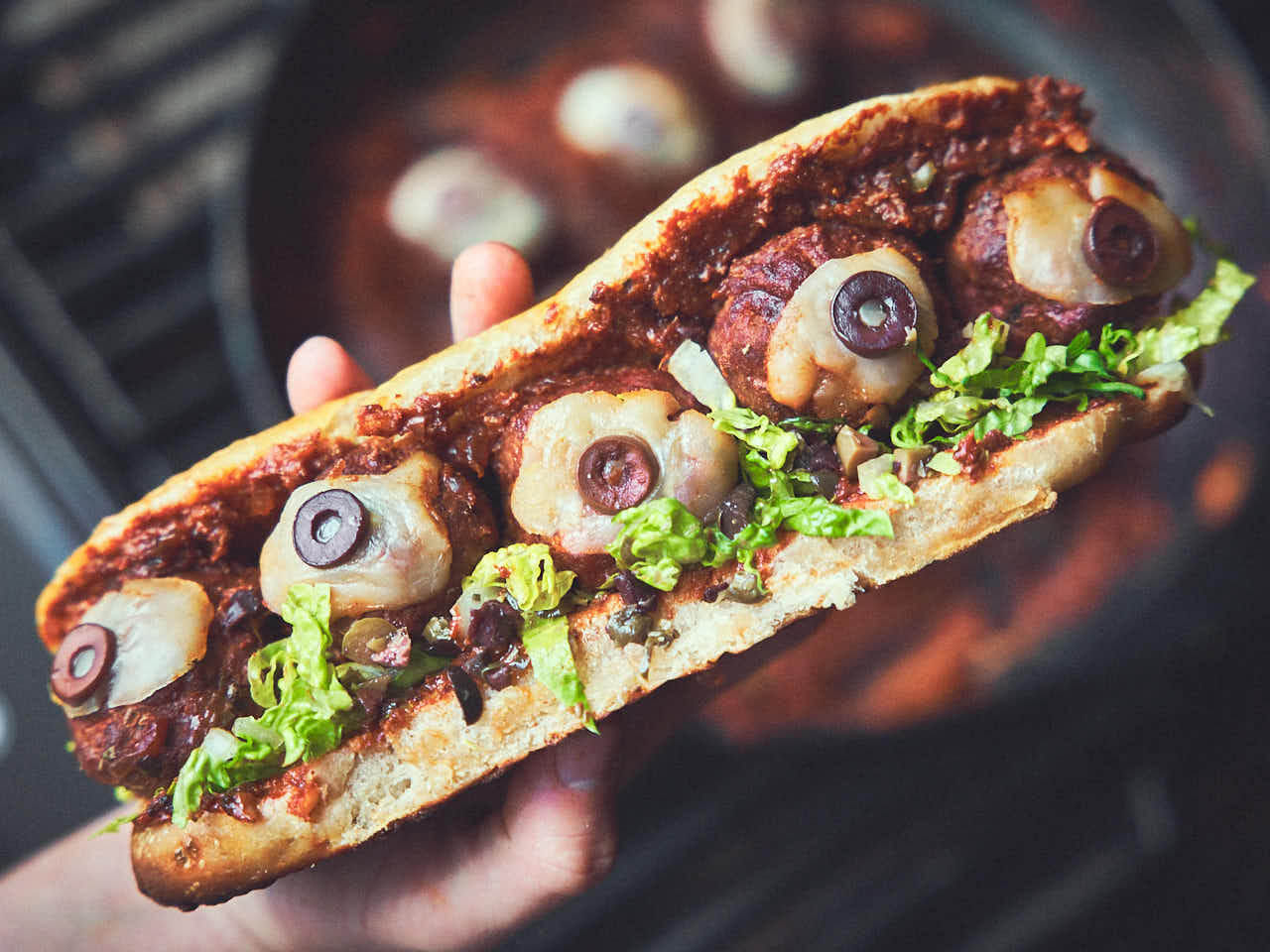 Meatball Sub mit Ricotta