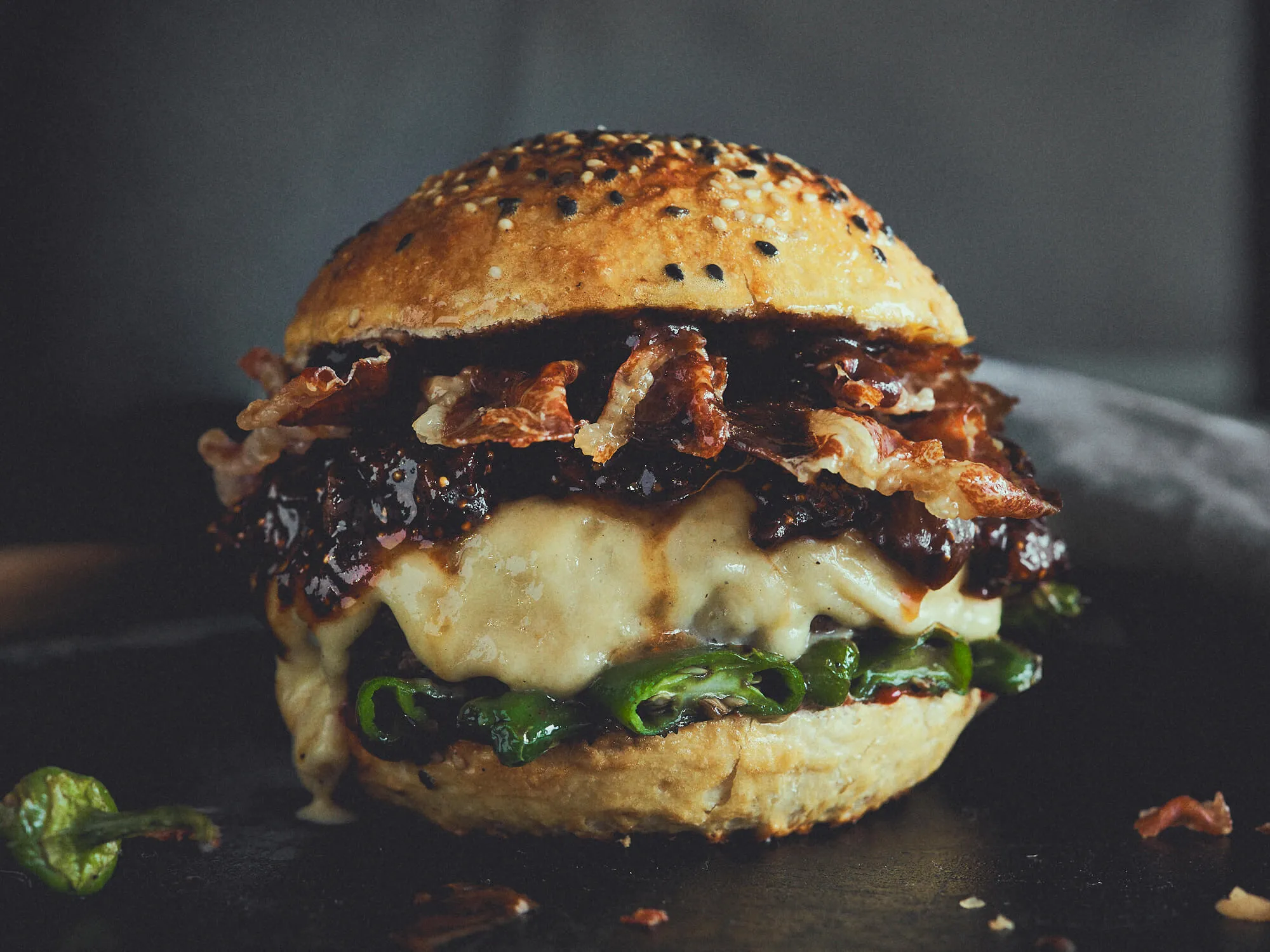 Kaasfondue Burger