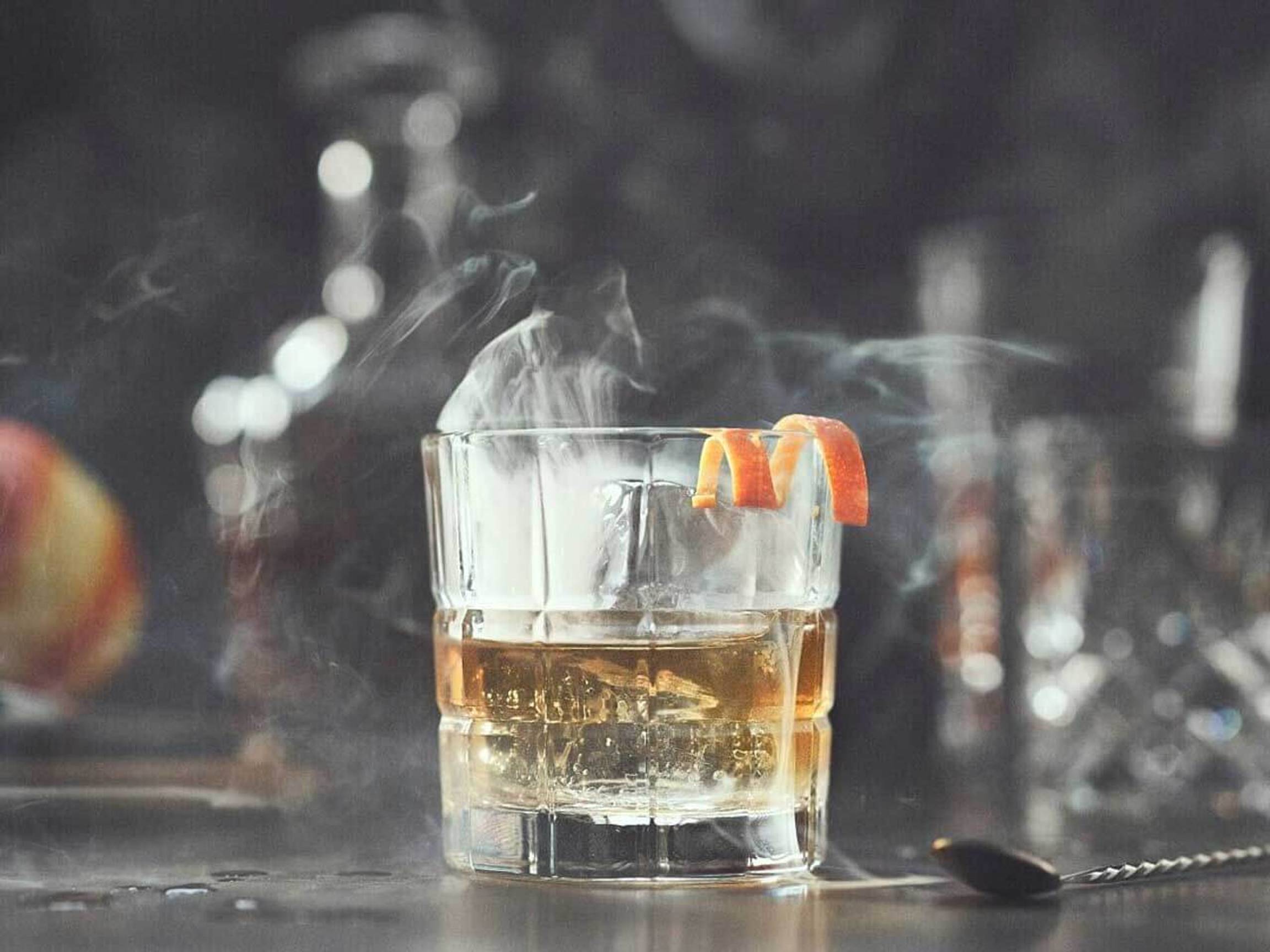 Gerookte Old Fashioned