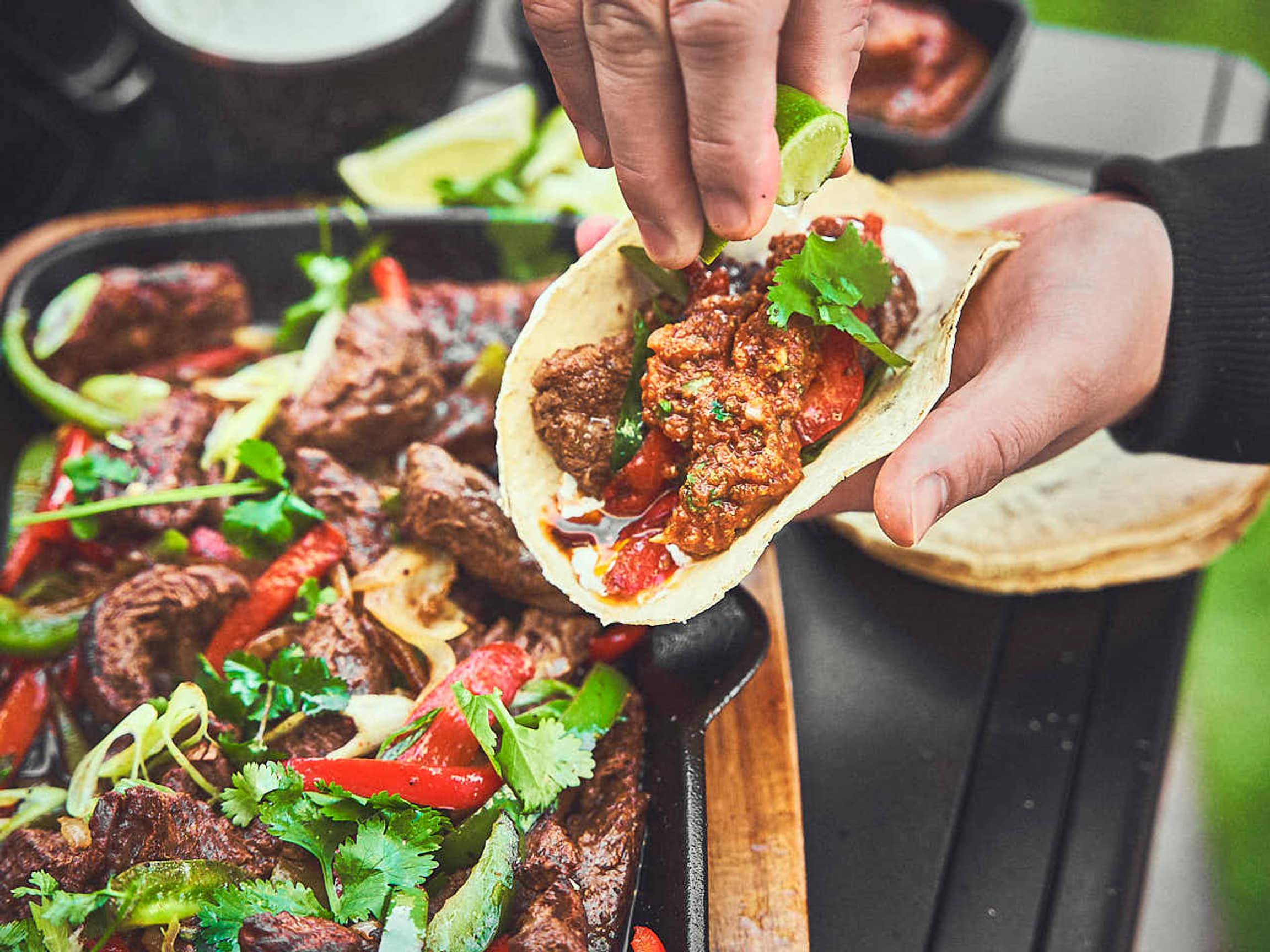 Steak Fajitas BURNHARD