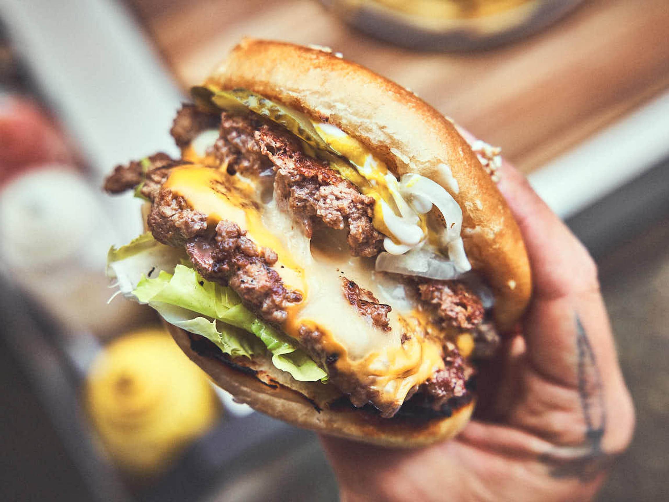 Smashed Cheeseburger