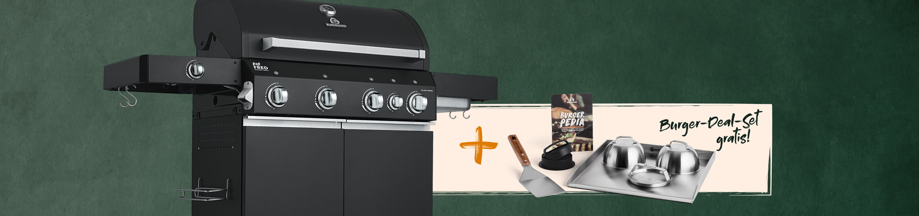 Erleb den American Burger Dream – mit unserem FRED Gasgrill-Bundle!